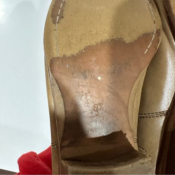 Madewell Spencer Taupe Chelsea Slip On Leather Ankle Boots Size 8.5 - Picture 10 of 11